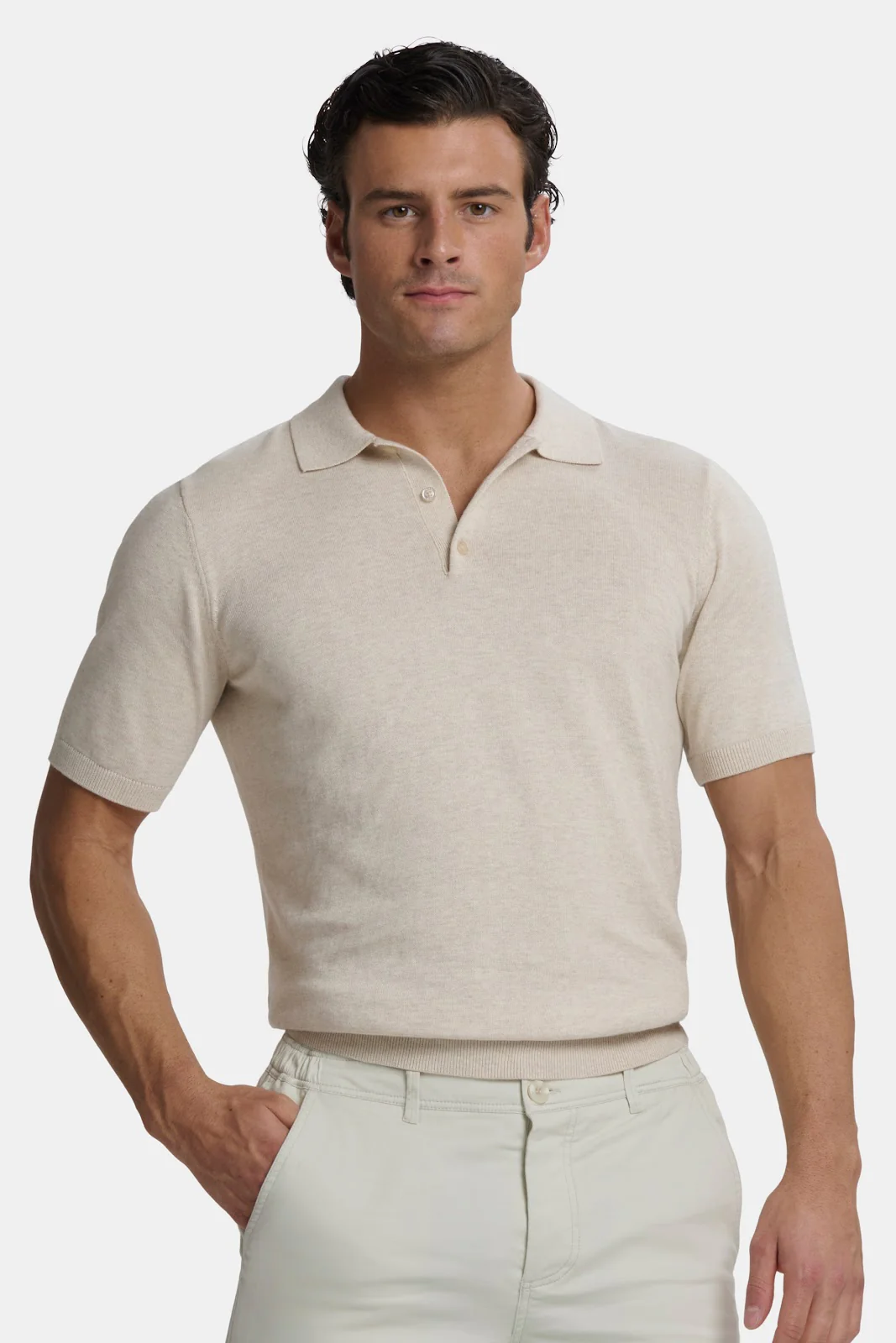 THE SANTONI SHORT SLEEVE POLO - Image 11