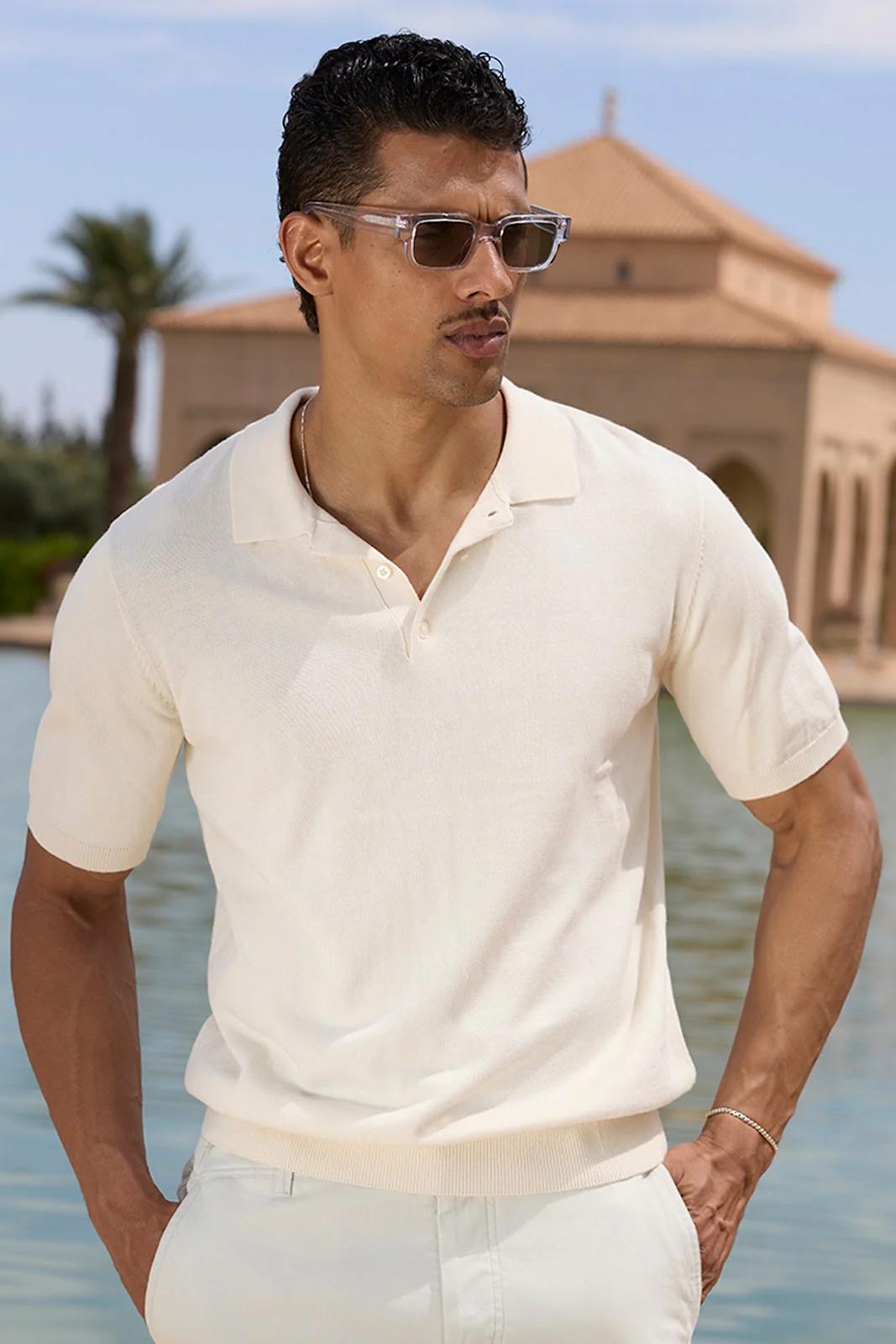 THE SANTONI SHORT SLEEVE POLO - Image 13